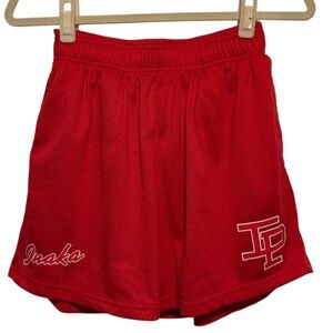 Inaka Power Classic Mesh Shorts Size Small Red